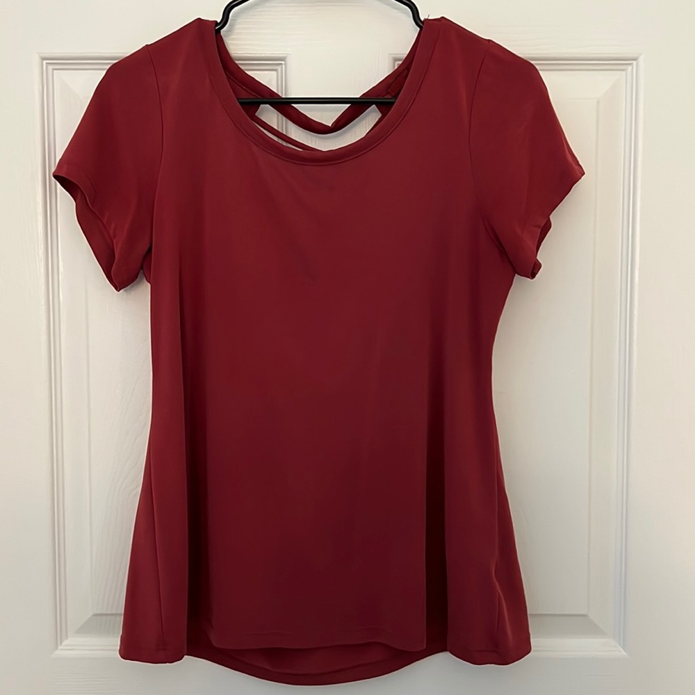 Small Red by BKE womens shirt